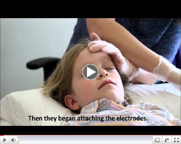 EEG test for seizures in children