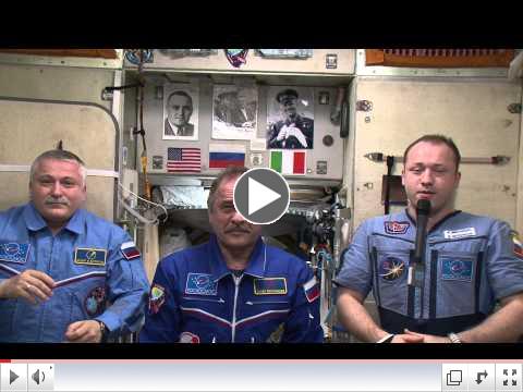 Greetings to U.S.-Russia Chamber of Commerce from the International Space Station Expedition 36 Crew