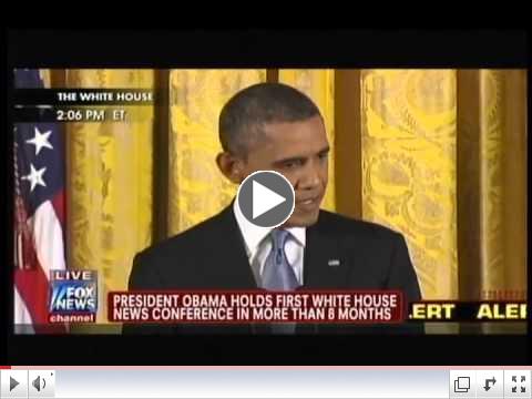 Obama Confronted on Benghazi - Stutters Through Response!