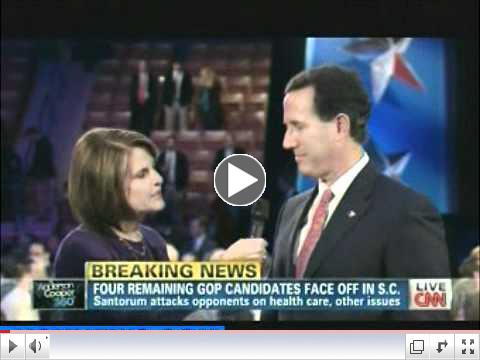 Rick Santorum Post Debate Interview