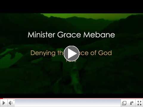 Denying the Grace of God Part 2 