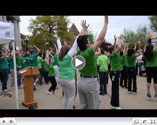 Flash Mob at Children's Mental Health Matters Rally in Concord, NH