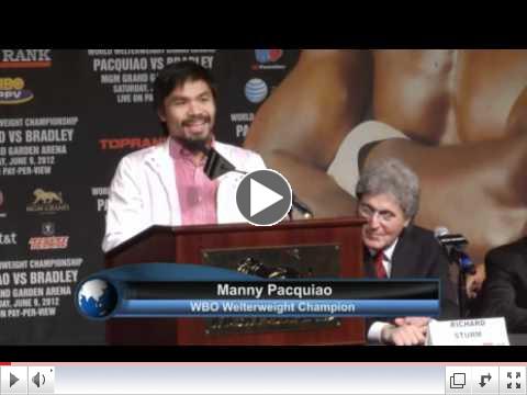 Pacquiao and Bradley are ready to go, hear what they have to say before the big fight.