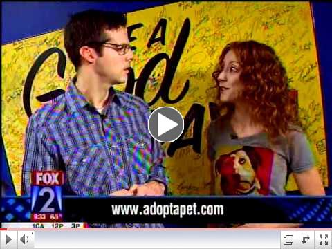 Adopt-a-Pet.com on Fox2 Morning Show with Tim Ezell
