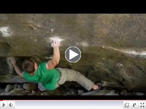 Matt Sending Blackout V13, Joe's Valley UT, on eight try.