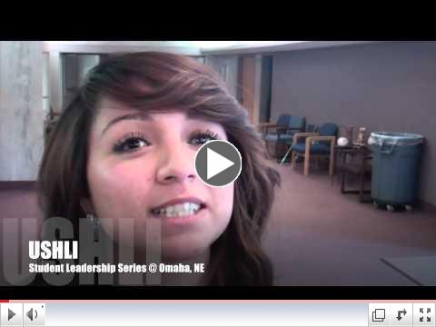 USHLI Student Leadership Series - Omaha - TheCubanGuy & Consuelo Castillo Kickbusch