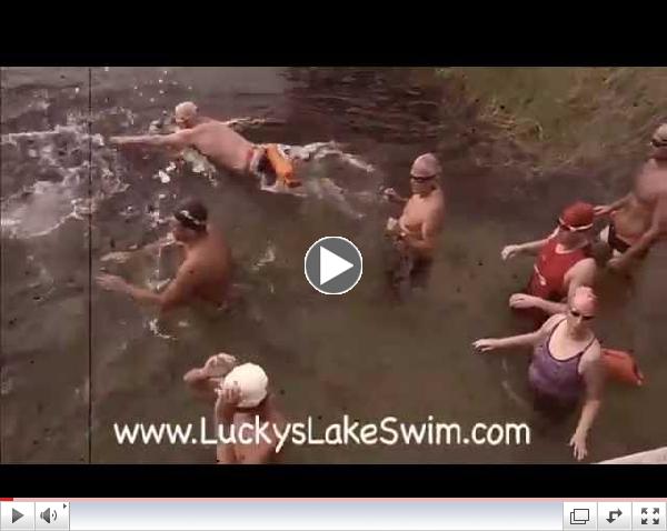 Safer Swimmer Buoy at Lucky's Lake Swim Open Water Swim