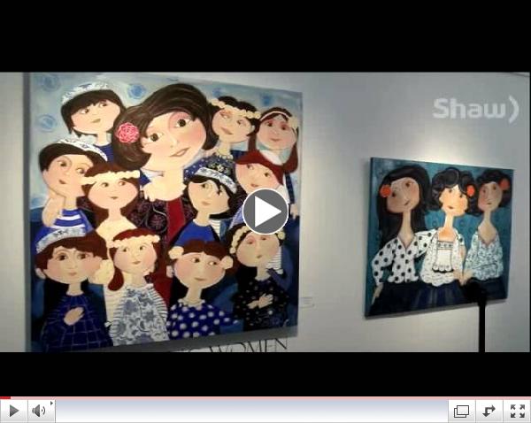 Artist Jazmin Sasky on Shaw TV