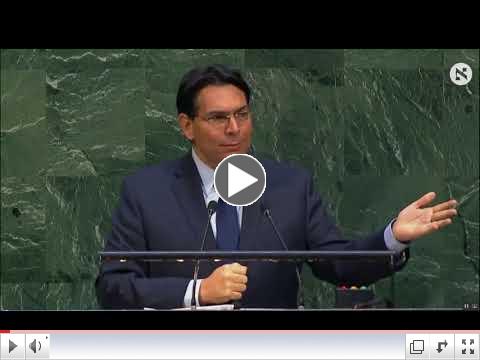 Israel Envoy to the UN, Ambassador Danny Danon.