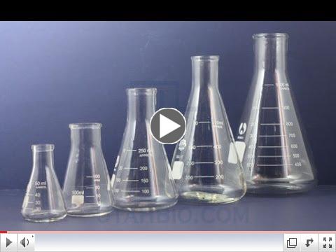 Glass Erlenmeyer Flasks 1000, 500, 250, 100, & 50 mL - Utah Biodiesel Supply