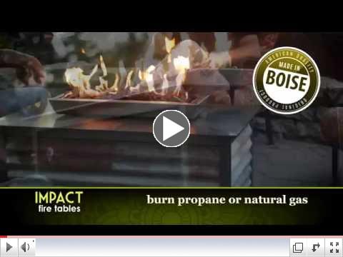 IMPACT Fire Table Television Ad  *watch*  0:15 seconds