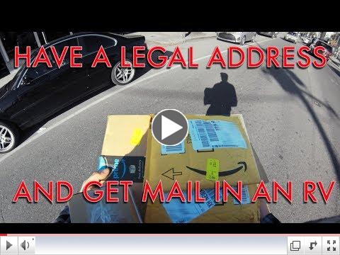 How to get mail and an address living in your RV 