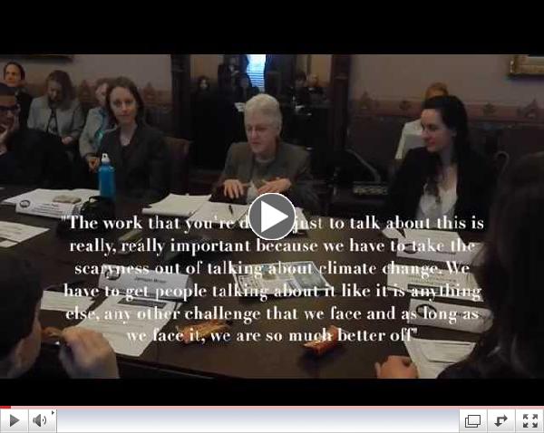 Green Schools Participates in Champions of Change-Student Roundatable on Climate Literacy