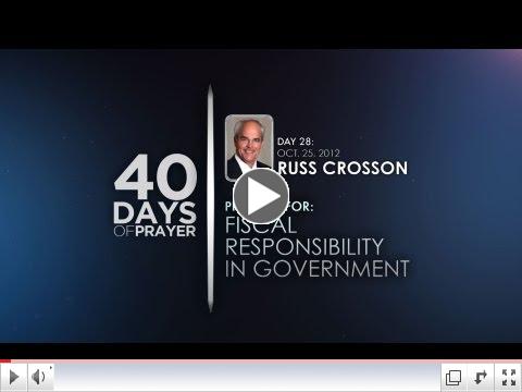 40 Days of Prayer - Day 28 - RUSS CROSSON