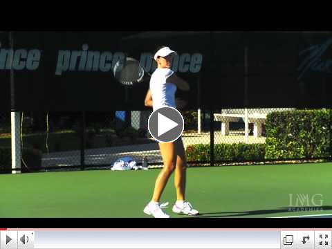Maria Sharapova, Jelena Jankovic, and Kei Nishikori training at IMG Academies for the US Open
