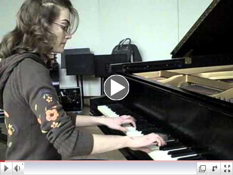 Senior Yana Groves Piano Rehearsal