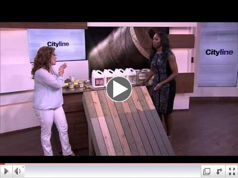 Staining Your Deck with Benjamin Moore Arborcoat from Sharon Grech and Cityline 