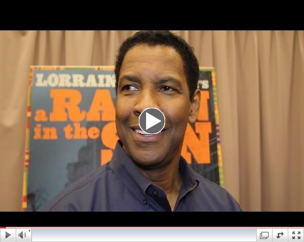 Denzel Washington and the Cast of Broadway's A Raisin in the Sun