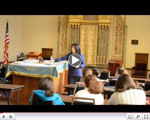 Middle School Girls Shiur with Mrs. Apfel