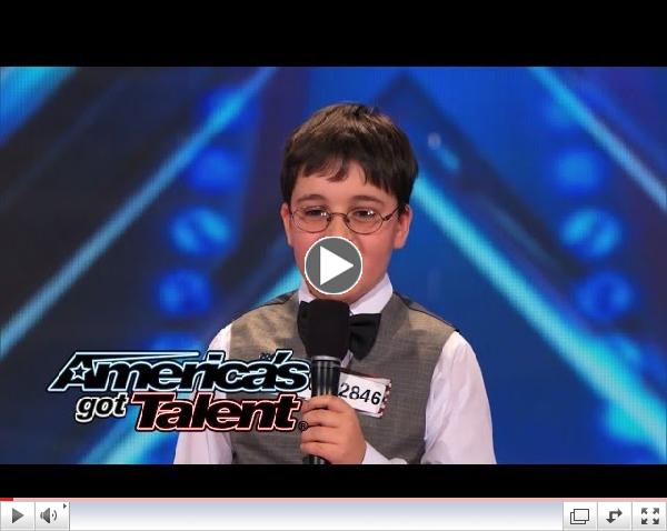 Adrian Romoff: 9-Year-Old Piano Player Wows Judges - America's Got Talent 2014 (Highlight)