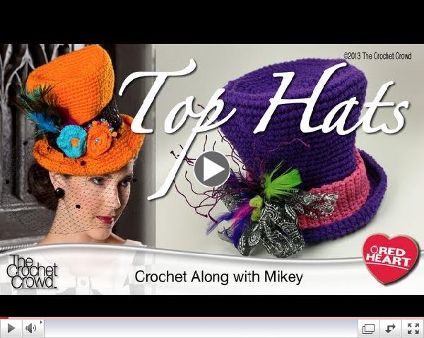 Learn to Crochet Top Hats Tutorial