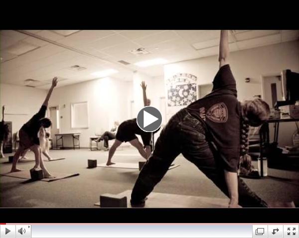Living Yoga Students, Michelle and Karen