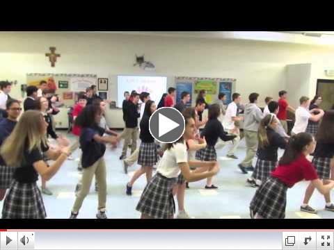 #Gimme Five Dance St. John School 8th Graders - Uptown Funk by Bruno Mars