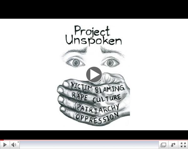 Project Unspoken: You're not just a victim. You're a survivor.