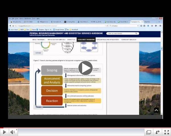 Webinar: Federal Resource Management and Ecosystem Services Guidebook