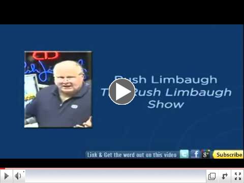 Limbaugh - If Obama Had More Money He Would 'Buy Votes ... Destroy More Lives ... Take Us Toward Lon