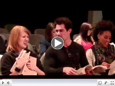 Aurora Fox - Xanadu First Rehearsal (featuring Andrew Diessner as Sonny) --- totally dreamy!