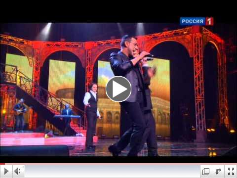 Russian TV singing Jewish songs