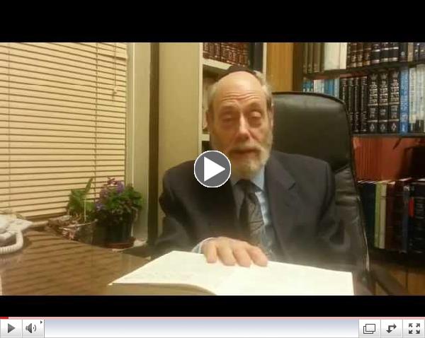 Rabbi M. Snow Parshas Bechukosai