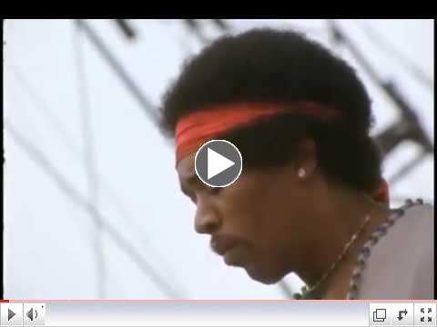 Jimi Hendrix Star Spangled Banner Woodstock 1969