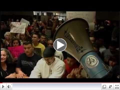 La Raza Student Mob Shuts Down Tucson School Board Meeting