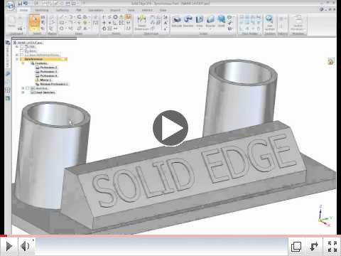 Solid Edge-Back to Basics (Part Production).