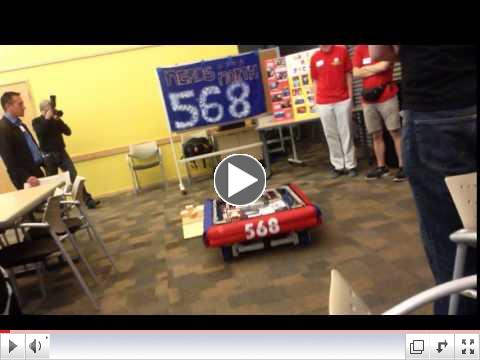 One of the robot demos from Team #569 