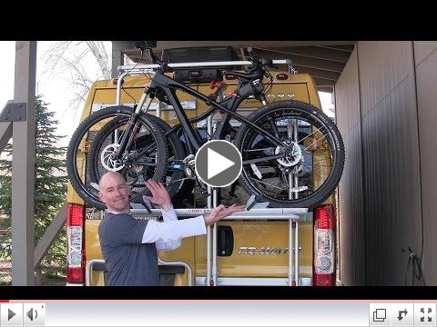 Using the Fiamma RV bike rack