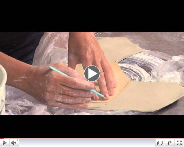 Pottery Video: Using Plastic to Make Handbuilding Easier | LORNA MEADEN
