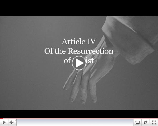 Article IV: Anglican Perspective