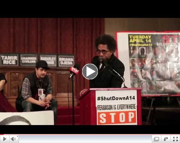 cornel west calls for protest on 4:14:15