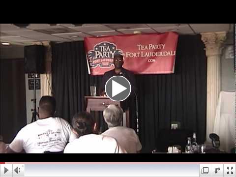 CONGRESSMAN ALLEN WEST speaks to the Tea Party Fort Lauderdale.