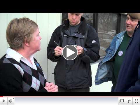 Occupy protesters at Iowa Democratic Party headquarters
