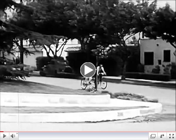 Ride Your Bike - Safety on your Bike in Glendale & Burbank California - 1950s