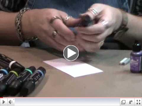 Watch Tim Holtz's Video Showing you how to use this Alcohol Ink Fillable Pen!