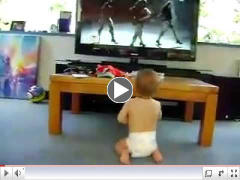 Baby Dancing to Beyonce SINGLE LADIES... HILARIOUS!