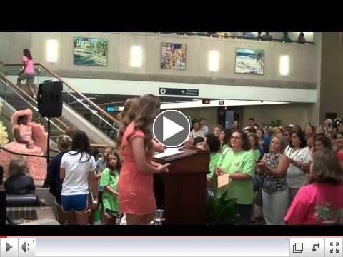 Distinguished Young Women Arrival Ceremony