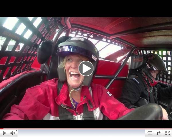 Berlin Raceway - Maranda takes The Ride of a Lifetime