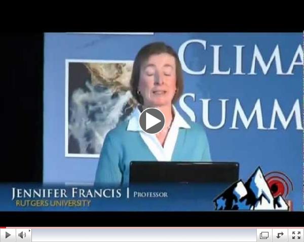 Climate Change and Extreme Weather: Prof. Jennifer Francis (2013)