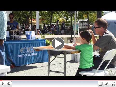 Port of Oakland Children's Table at the 2017 Eat Real Festival